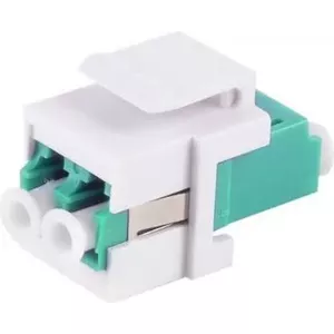 LC-LC Duplex Aqua Fiber Optic Patch Cable, ShiverPeaks 08-10202, LC to LC duplex