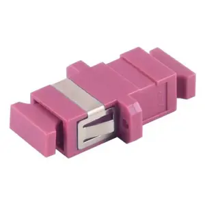 Fibre optic adapter SC ShiverPeaks 07-60053 Violet Multi-mode