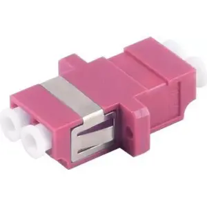 Fiber Connector LC-LC Duplex Violet ShiverPeaks 07-60013 — LC duplex optical patch cord connector