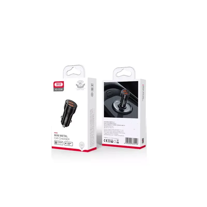 Auto lādētājs XO CC48 — divi USB 2x 2,4A Photo 2