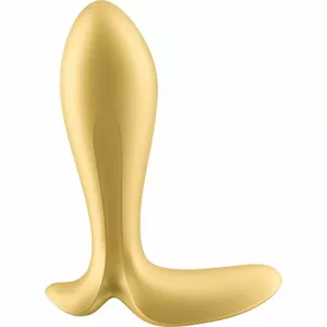 Анальная пробка Satisfyer Силикон Золотая