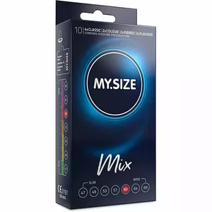Condoms MY SIZE MIX 60 mm nominal width, 10 units, model D-233571