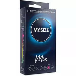 Condoms MY SIZE MIX D-233572 — 64 mm width, 10 units