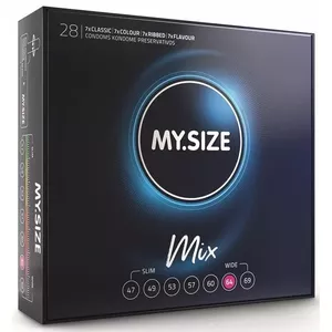 Condoms MY SIZE MIX 64 mm 28 units
