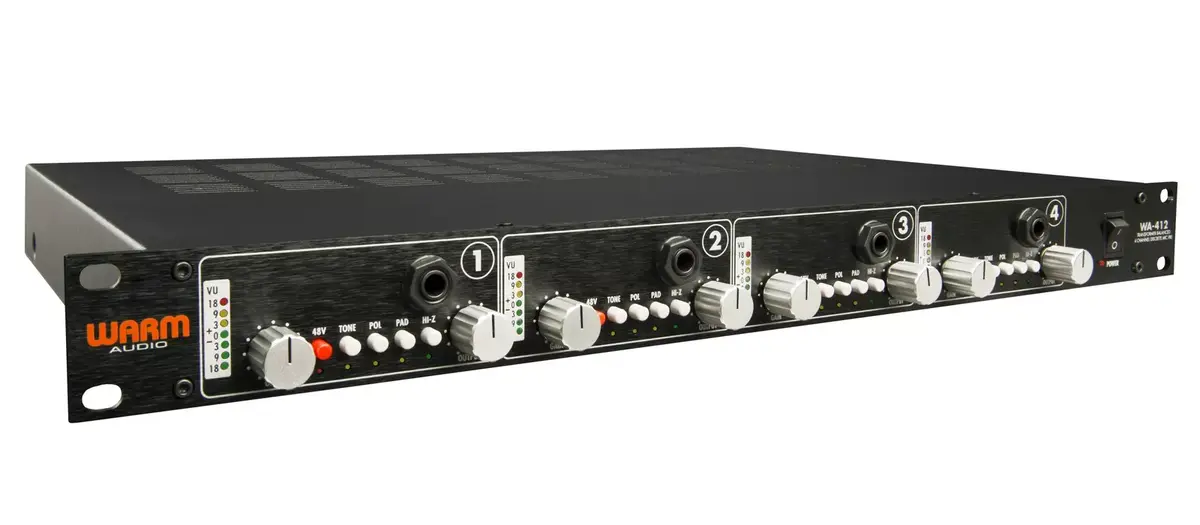 4-канальный микрофонный предусилитель Warm Audio WA-412 Photo 2