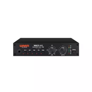 Microphone preamp WARM AUDIO WA12 MKII Black — single-channel mic preamp, transformer-coupled design