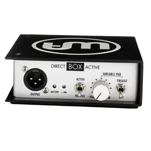 Active direct box Warm Audio WA-DI-A Black White 10-70000 Hz