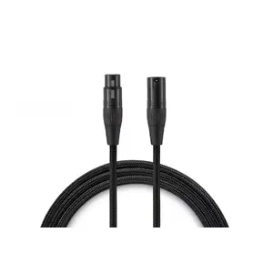 Balansēts XLR audio kabelis WARM AUDIO PREM-XLR-6 — 1.8 m, 23 AWG vara, male–female, melns