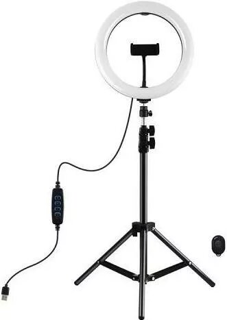 Puluz LED riņķa lampa 26cm Galda