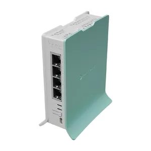 Mikrotik hAP bezvadu rūteris Tīkls Gigabit Ethernet Viena frekvenču josla (2.4 GHz) Zaļš, Balts