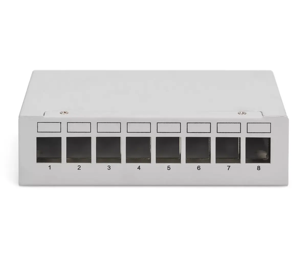 DIGITUS shielded 8-port desktop modular blank patch panel Photo 3