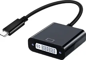 Adapter ART USB-C (male) to DVI 24+5 (female) — video signal conversion