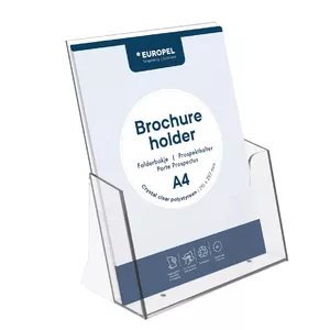 Sign holder Europel Brochure holder A4 Polystyrene 210x100x297 mm