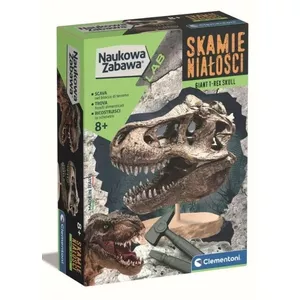 Izglītojošs fosiliju zinātnes komplekts Clementoni — T. rex galvaskausa modelis, izrakumu komplekts