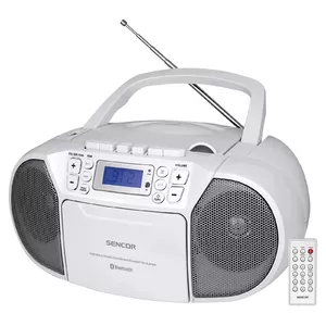 Sencor SPT 3907 W портативная стереосистема Цифровой 4 W FM Белый MP3-воспроизведение