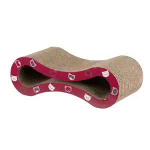 Scratching Post Trixie Mimi Scratching Wave Freestanding Red 480x220x160mm