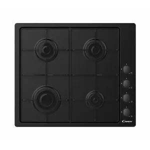 Candy Idea CHW6LBB Melns Iebūvēts 60 cm Gāzes 4 zone(s)