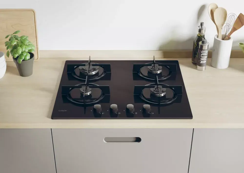 Candy CVW6BB Built-in Gas Hob Photo 5