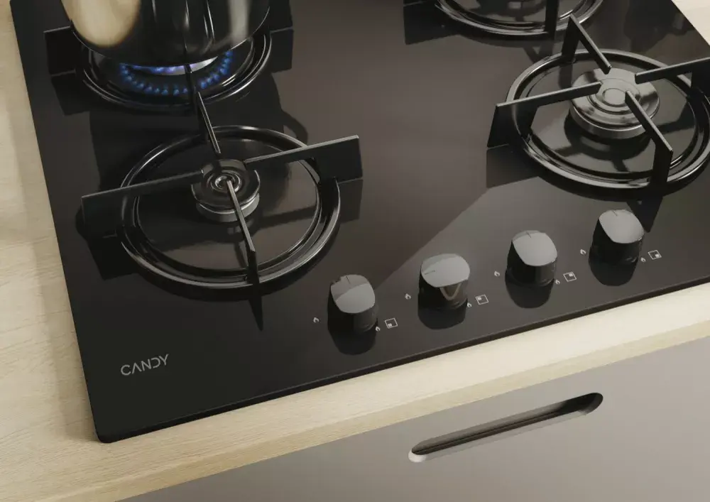 Candy CVW6BB Built-in Gas Hob Photo 8