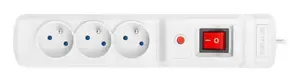 Strāvas sloksne ARMAC MULTI M3 PROTECTING POWER STRIP, 3 kontaktligzdas, 3 m kabelis, pelēks