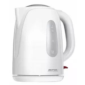 Electric kettle MPM 1.7 L 2200 W stainless steel housing, buttons, adjustable thermostat, safety lock