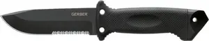Fixed Blade Knife Gerber LMF II Infantry — Black, Full Tang Tactical Utility
