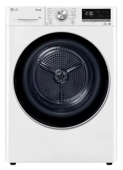 Veļas žāvētājs LG RH80V9AV3N 8 kg