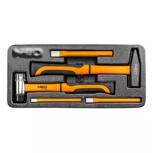 Tool set NEO tools hammer and pin punch set 5 pieces model 84-242