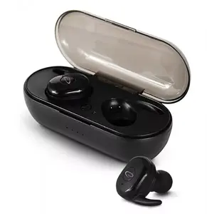 Iekšausu bezvadu austiņas ESPERANZA TWS CARDERA — Bluetooth 5.0, 20–20000 Hz, 4 h sarunu, lādēšanas futlāris 300 mAh, USB-C, melnas