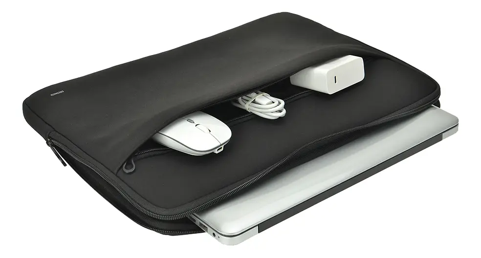 Deltaco NV-504 16" Laptop Sleeve Case Black Photo 2