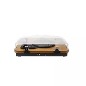 Belt-drive audio turntable AKAI ATT-11BT — brown, 33/45/78 RPM, 0.8 W RMS