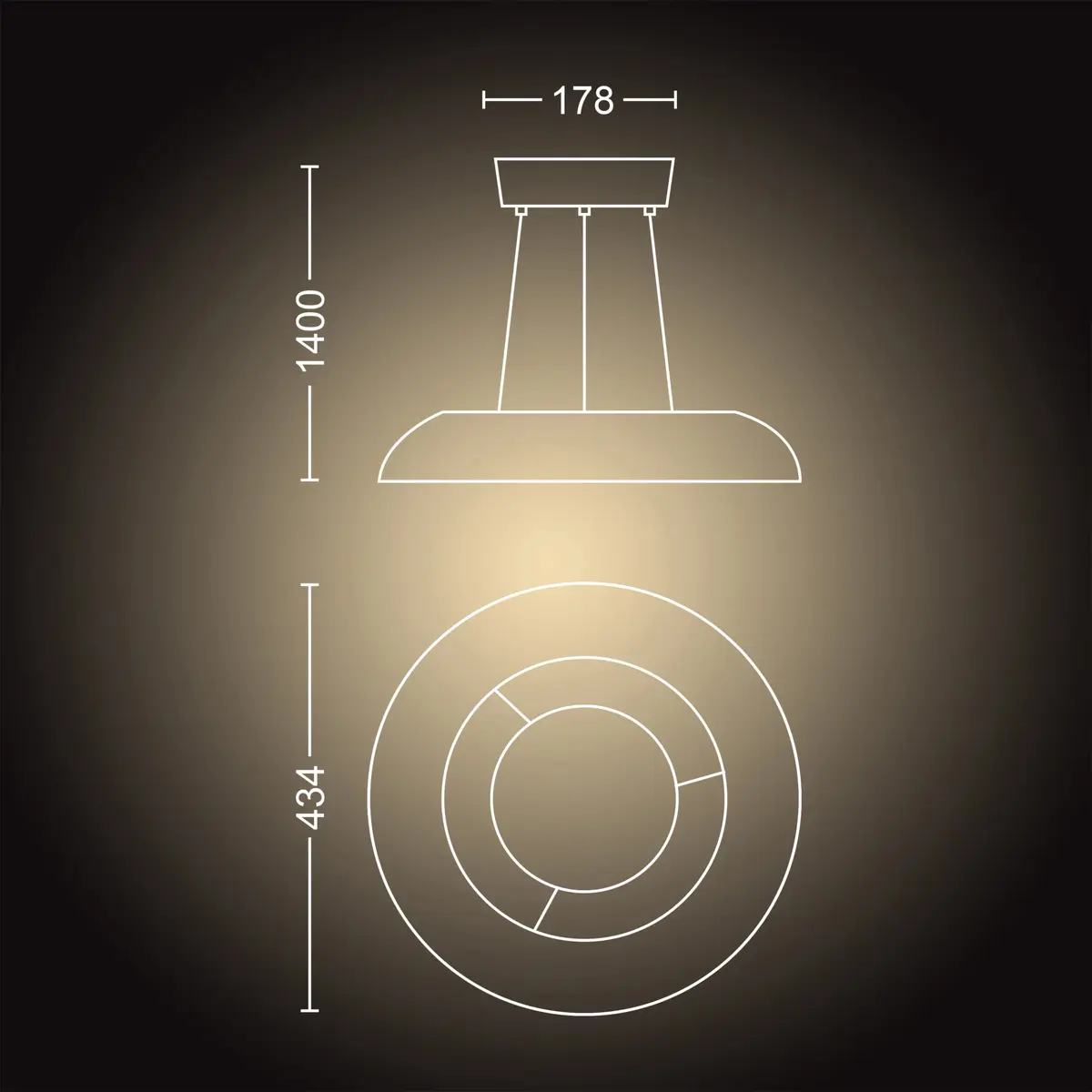 Philips Hue White ambience Amaze Viedais gaismeklis Photo 5