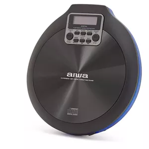 Aiwa PCD-810BL проигрыватель компакт-дисков Портативный СД плеер Черный, Синий