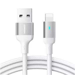 USB to Lightning Cable Joyroom A10 Series 1.2 m 2.4A white (S-UL012A10)