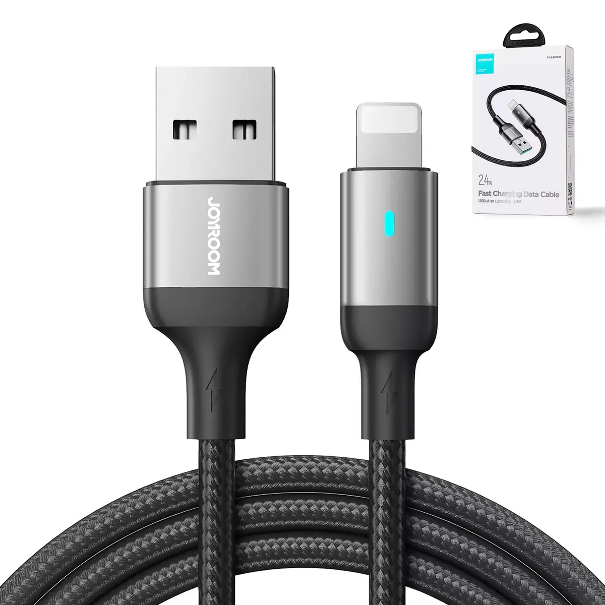 USB-A uz Lightning kabelis Joyroom A10 2.4A 1.2 m Photo 4