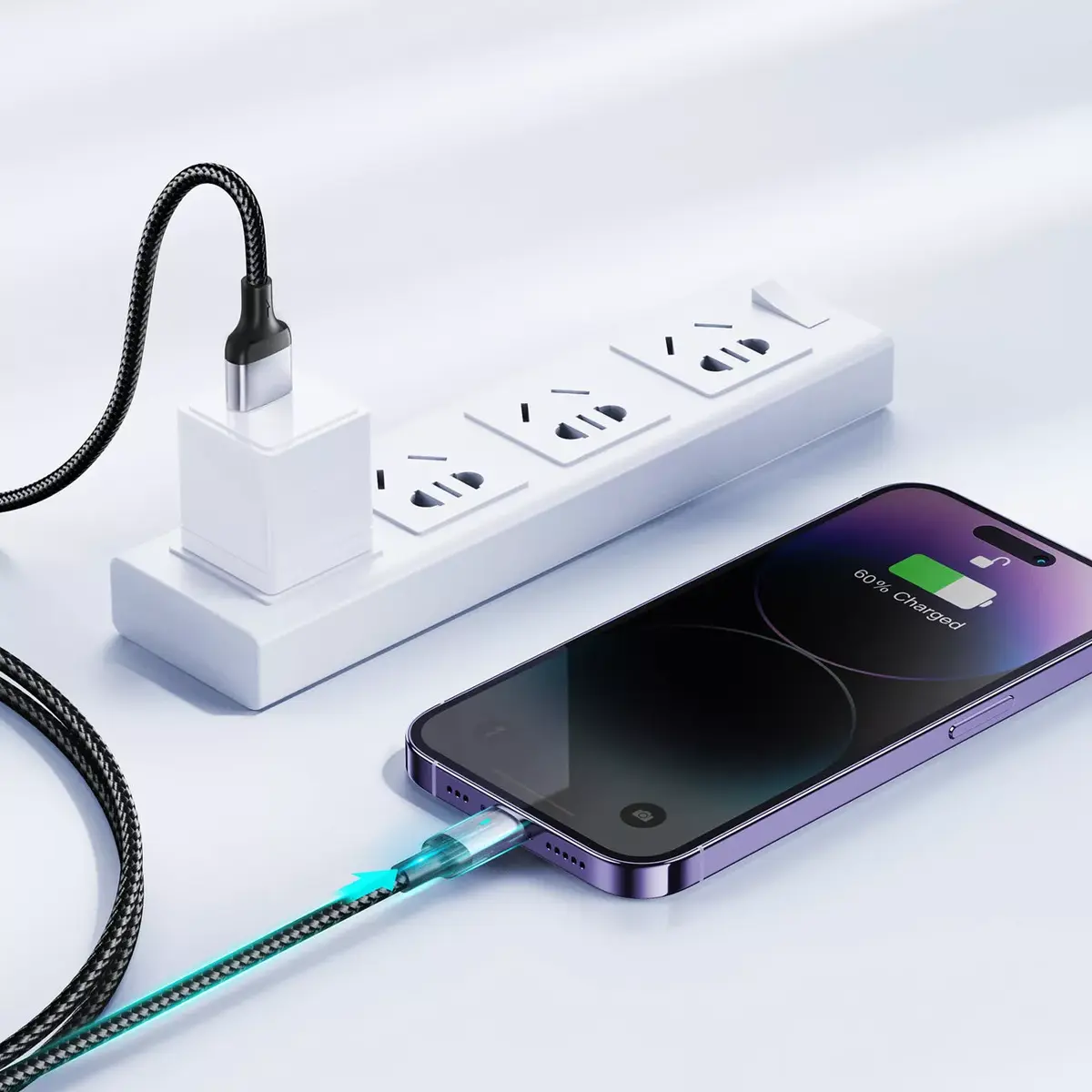 USB-A uz Lightning kabelis Joyroom A10 2.4A 1.2 m Photo 8