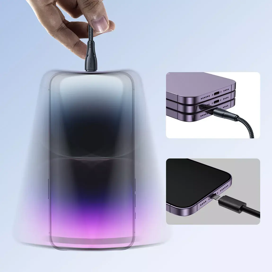 Joyroom USB–Lightning kabelis Surpass 1,2 m 2,4A Photo 13