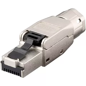 Goobay CAT 8.1 STP-экранированный RJ45 разъем металлический мужской 11.6мм