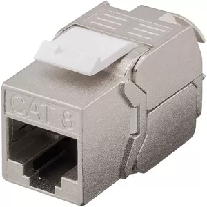 Goobay Keystone modulis RJ45 CAT 8.1 STP GHMT-sertificēts Plakans Metālisks
