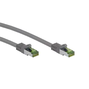 Сетевой кабель Goobay серый 1 м Cat8.1 S/FTP