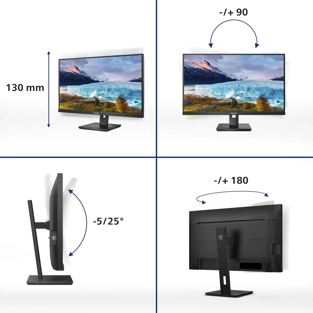 Philips S Line 273S1/00 27" Full HD IPS Computer Monitor Photo 3