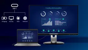 USB-C позволяет заряжать ноутбук прямо от монитора