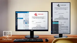 Режим EasyRead для чтения как с бумажного носителя
