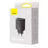 Baseus CCXJ-E01 Ātrais lādētājs 30 W 2xUSB + USB-C QC3.0 PD3.0, melns Photo 5