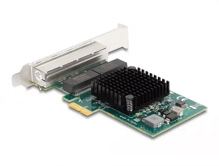 DeLOCK PCI Express x1 Karte 4 x RJ45 Gigabit LAN BCM Photo 2