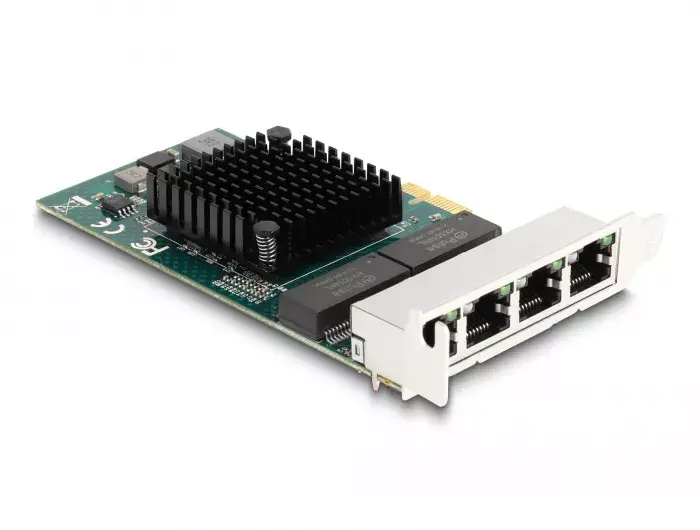 DeLOCK PCI Express x1 Karte 4 x RJ45 Gigabit LAN BCM Photo 3