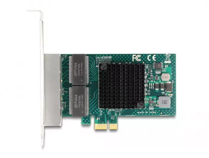 DeLOCK PCI Express x1 Karte 4 x RJ45 Gigabit LAN BCM Photo 4