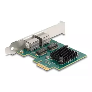 DeLOCK PCI Express x1 Card 2 x RJ45 Gigabit LAN BCM Grey