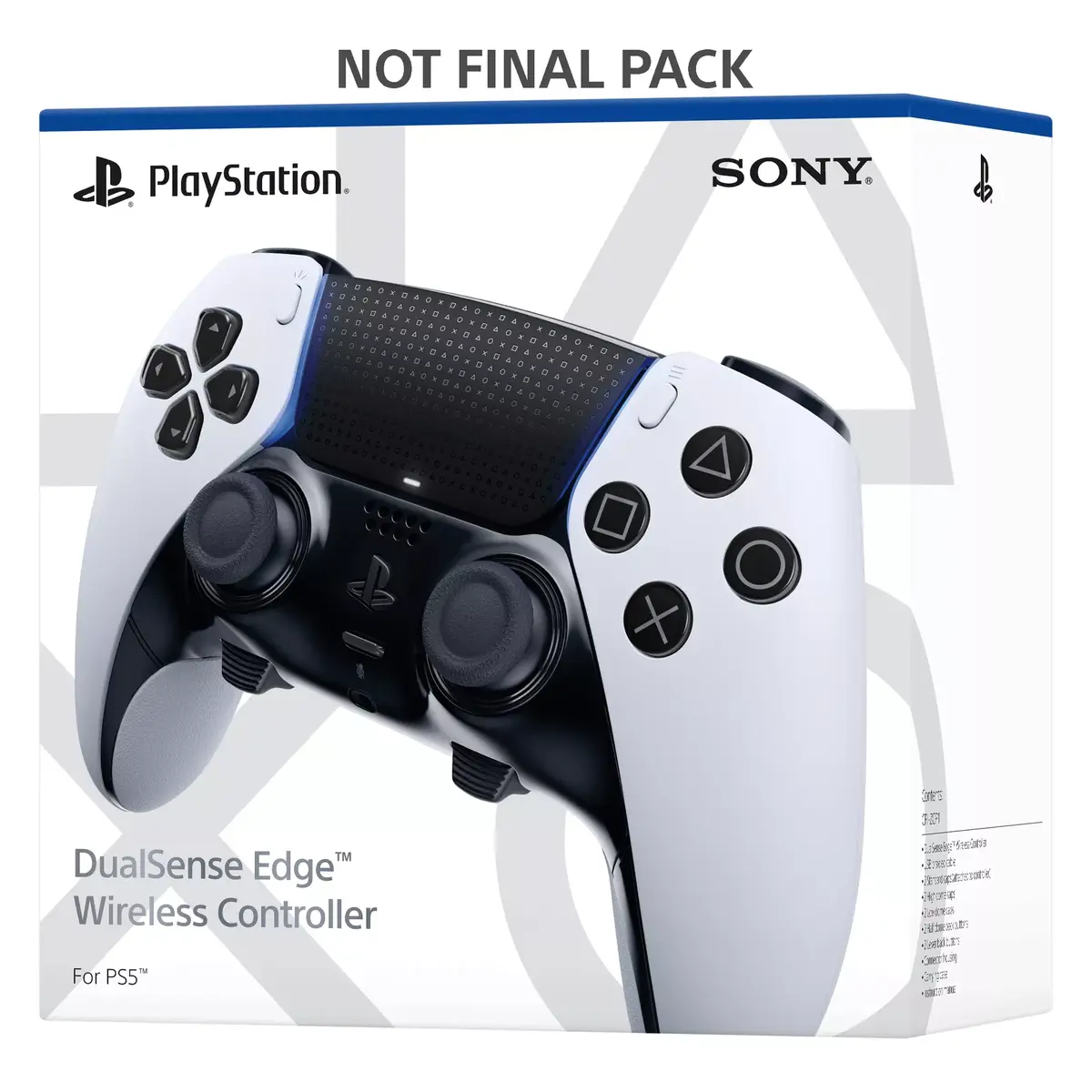 Sony DualSense Edge Bluetooth pults priekš PS5 Photo 3