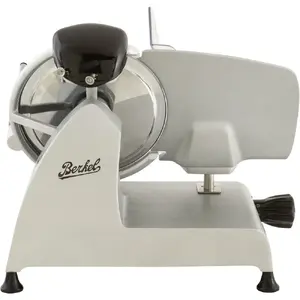 Elektriska šķēlētāja Berkel RSBGM011000GT — 190 W, maksimālā šķēles biezums 1,4 cm, pelēks alumīnijs